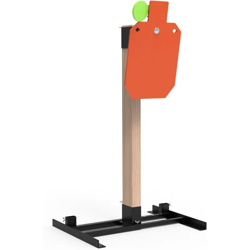 Sistema de soporte para objetivo de tiro AR500, objetivo de seto reactivo de acero, 12x20 pulgadas, 3 8 de grosor con kit de soporte 2x4