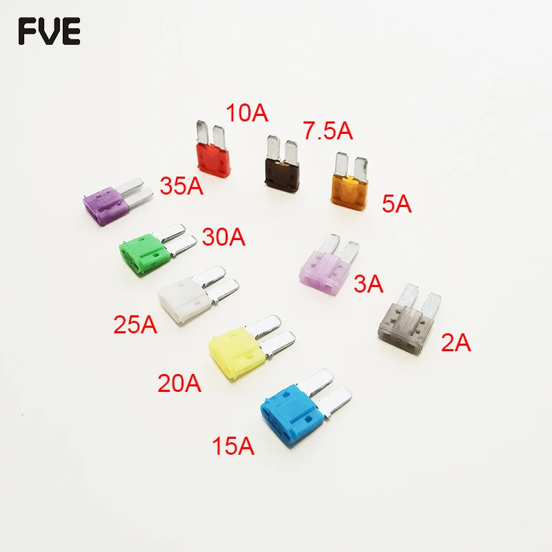 Micro2 Micro Mini bezpiecznik płaski ATR Bezpieczniki samochodowe 2A 3A 5A 7,5A 10A 15A 20A 25A 30A 35A