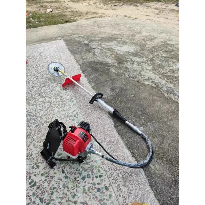 芝刈り機バックパック 4 ストローク小型多機能農業草収穫家庭用除草アーティファクト