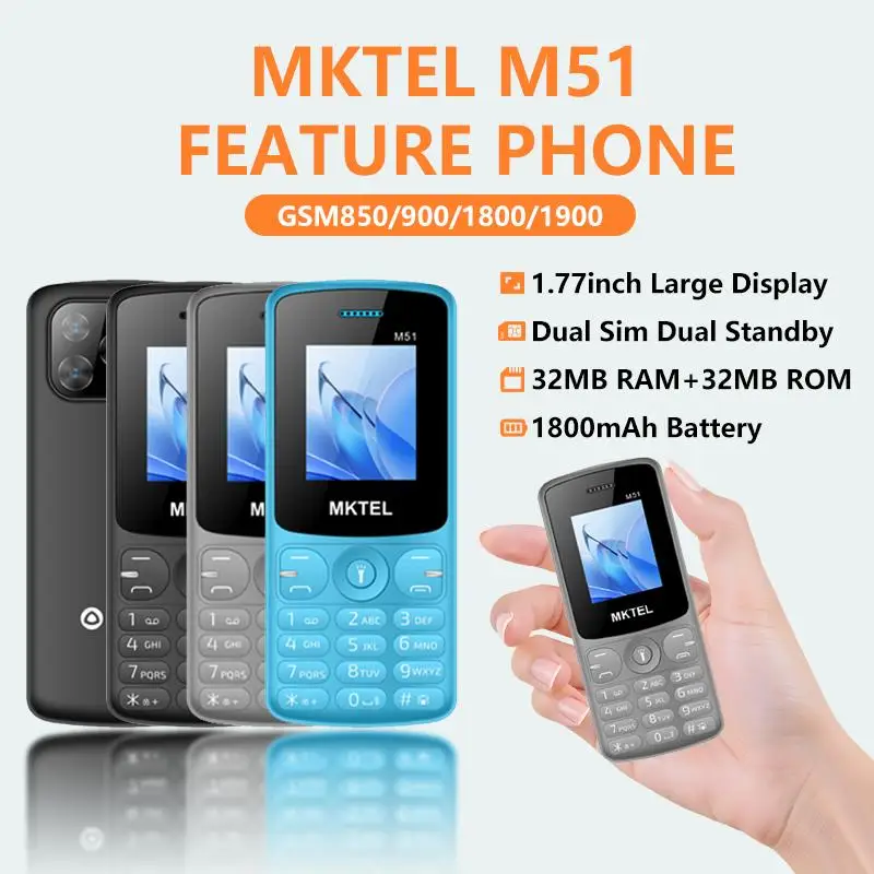 MKTEL M51 Feature Phone 1.77