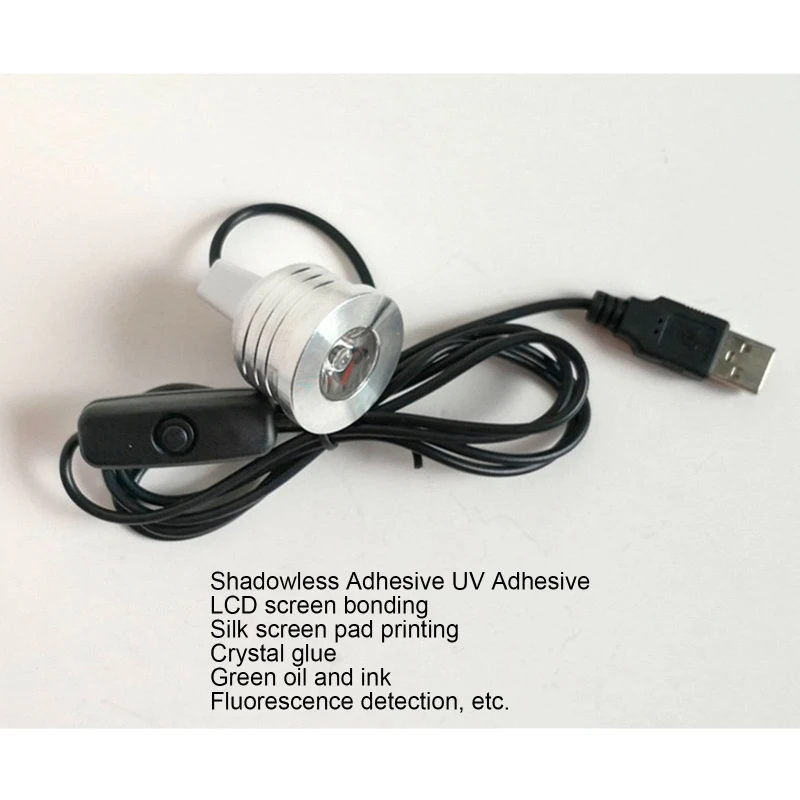 Lampade per polimerizzazione della colla UV a LED Luci ultraviolette USB Luci riparazione del telefono dello schermo per