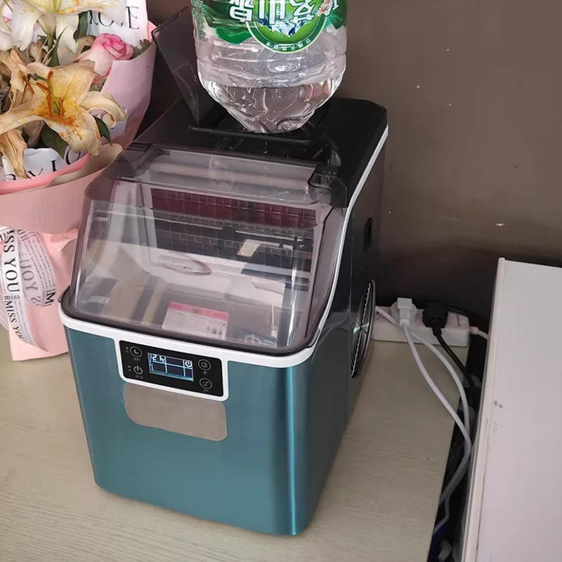 

Homemade Clear Personal Small Ice Maker Automatic Ice Cube Maker Ice Tube Maker Machine Mini for Home Icecube