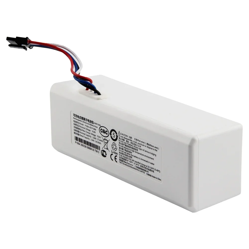 P1904-4S1P-MM For Xiaomi Mijia Mi Vacuum Cleaner Sweeping Mopping Robot 1C Replacement Battery