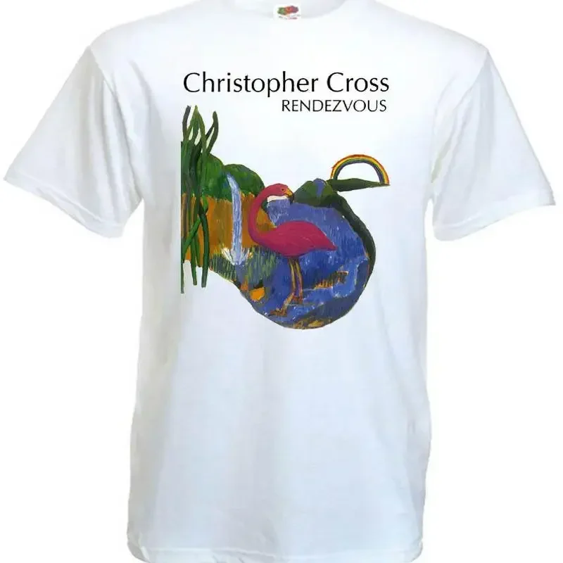 Christopher Cross Rendezvous v6 T shirt white all sizes S 5XL