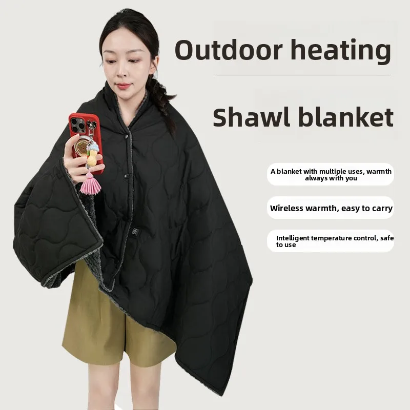 

Electric Heating Shawl Blanket Household Multi-function Office Shawl Blanket Heated Shoulder and Neck Heating Shawl Blanket