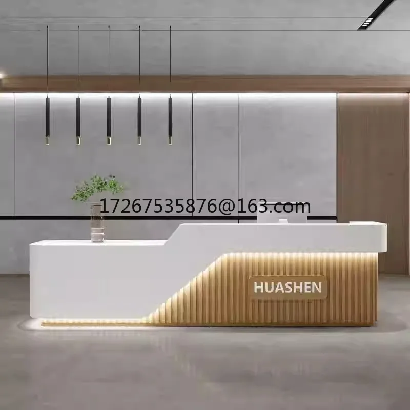 

Company Reception Desk Office Bar Beauty Salon Hotel Consultation Desk DZ Cashier Service Desk
