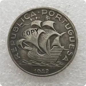 Gedenkwährung für Sammlerstücke, Portugal 10 $ 10 Münze, Gedenkwährung, 1933.1937.1942.1949 10 Hauptverkaufsmünzen Portugal - №4