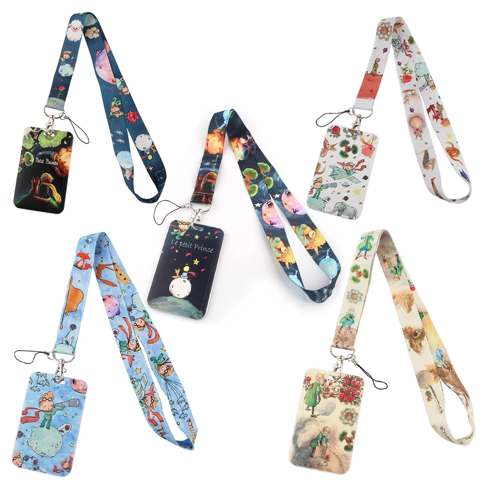 LX94 Cartoon Boy Lanyard For Keys Mobile Phone Hang Rope Key Cord USB ID Campus Card Badge Holder Keychain Phone Strap