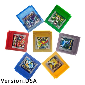 Karta do gry Pokemon w języku angielskim Emerald Sapphire Series GB GBC Ruby Firered Video Cartridge Karta do gry konsolowej