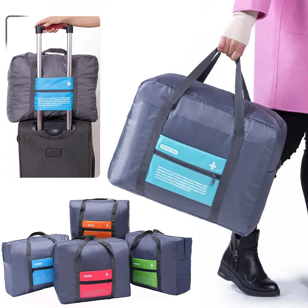 Portátil dobrável grande capacidade Travel Storage Bag, Multi-Funcional Airline Bag, movendo Duffel Bags, Sports Weekend viagem sacos