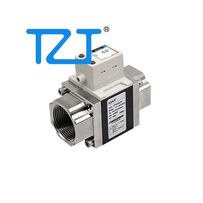 TZT ASAIR AFD5250 (50-250 لتر/دقيقة) مقياس الجريان الدوامي (مع شاشة بدون/مع وحدة قياس درجة الحرارة)