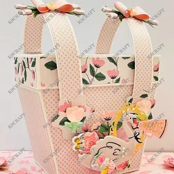 KSCRAFT Picnic Basket Box Metal Cutting Dies Stencils for DIY Scrapbooking Decorative Embossing DIY Paper Cards