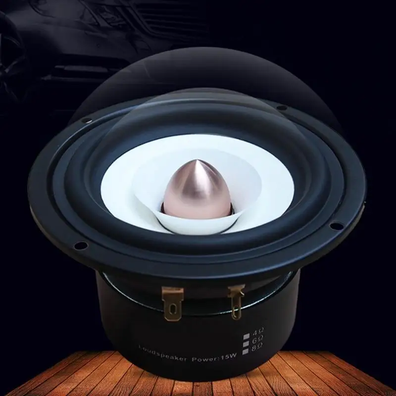 J1HD 4IN Полный диапазон компонент динамика конуса с глубоким басом и низкими искажениями для аудиофилов обновления домашней