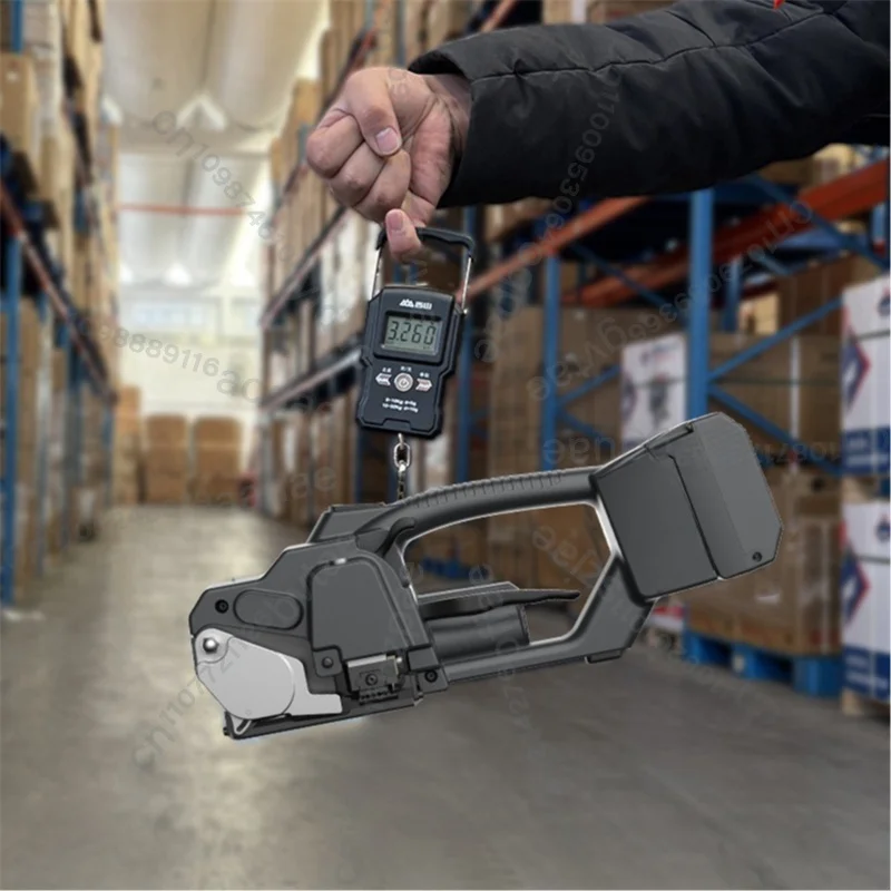 

Электрический стреппинг-инструмент V3 для ленты ПЭТ/ПП 7-19 мм, портативный автоматический упаковочный инструмент, термосварочный балер с цифровым дисплеем