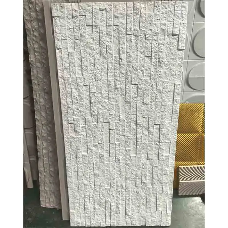 Large Simulation Mushroom Water Stone, Retro PU Imitation Stone Panels for Rural Villa Interior Exterior Wall Decor