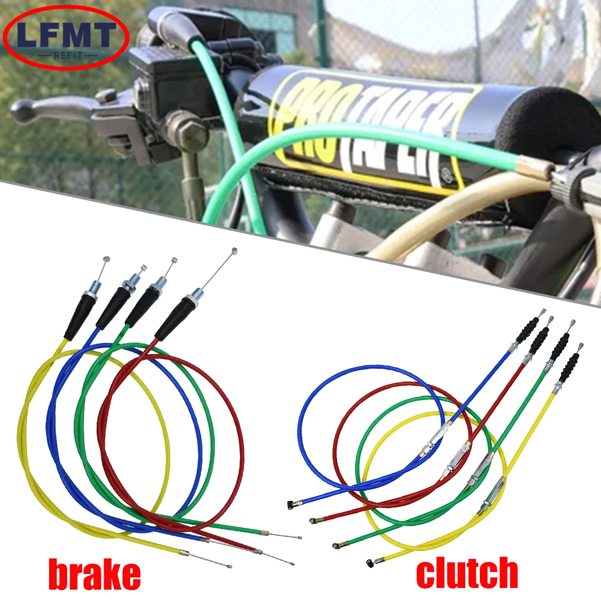 For 50cc 70 90cc 125cc 150cc 160cc XR50 CRF70 990mm brake Cable KLX TTR SSR  SDGThumpstar TTR Baja YCF Lifan YX Pit Dirt Bike