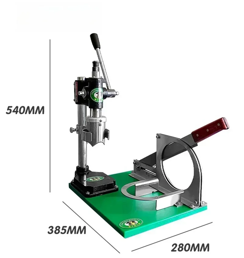 Heavy Duty Manual Coconut Effort-Saving Coconuts Opening Machine with Capping Cover Drilling Feature