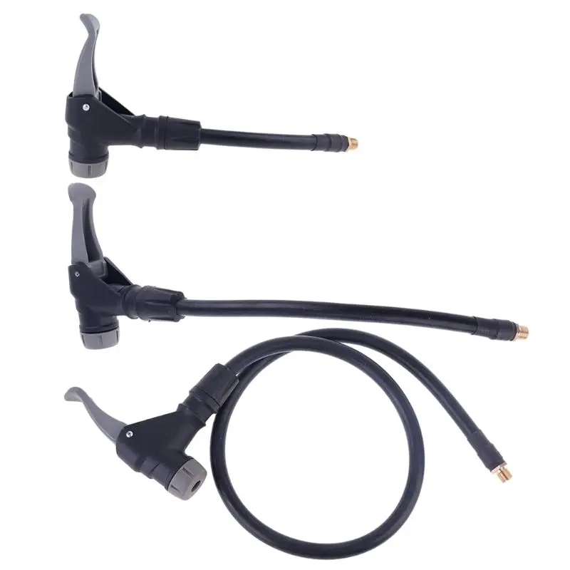 Clipe de mangueira de ar de borracha para inflador de pneus de carro, para válvula, compressor, adaptador de expansão de ar, ferramenta de ar para motocicleta e bicicleta