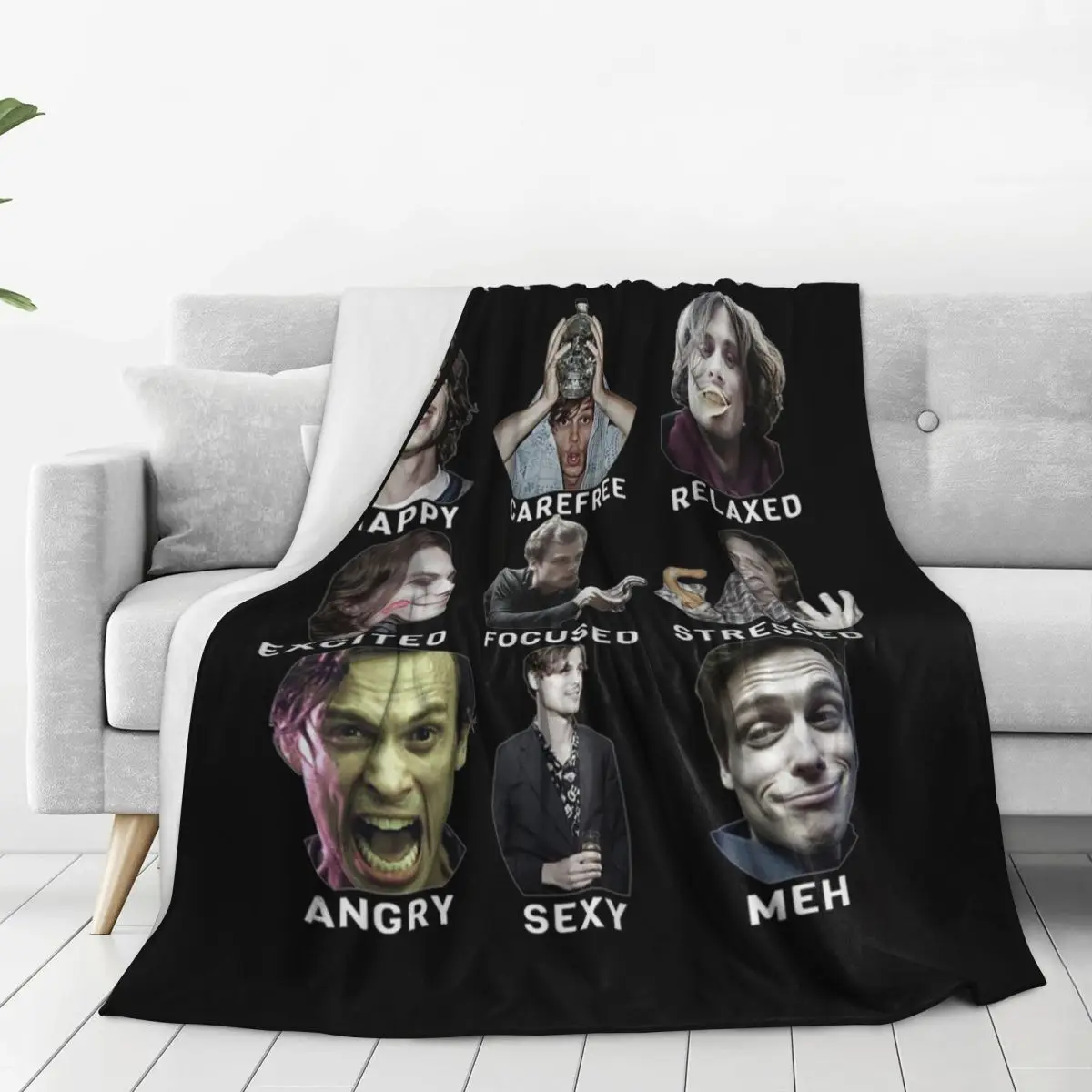 Spencer Reid From Criminal Minds Blanket Fleece Breathable Sofa Throw Blankets For Couch Bedding Outdoor Throws Bedspread Quilt