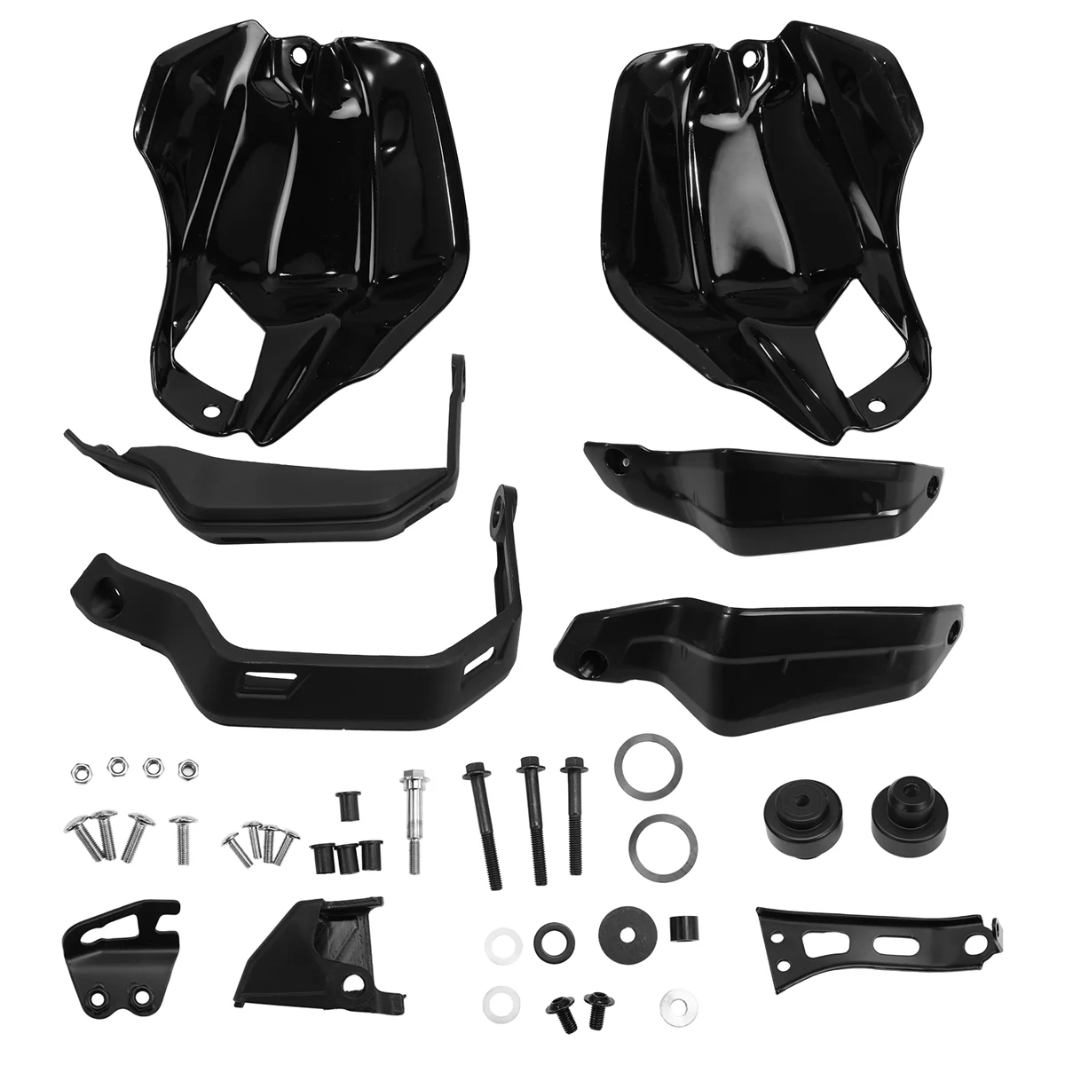 

Motorcycle Handguard Extension Kit Handlebar Wind Guard Windshield for Honda TRANSALP XL750 XL 750 2023 Black
