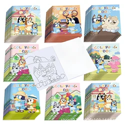 Crianças dos desenhos animados educacional sketchbook blueyed doodle livro bingoes família diy impressão livro presente de aniversário das crianças