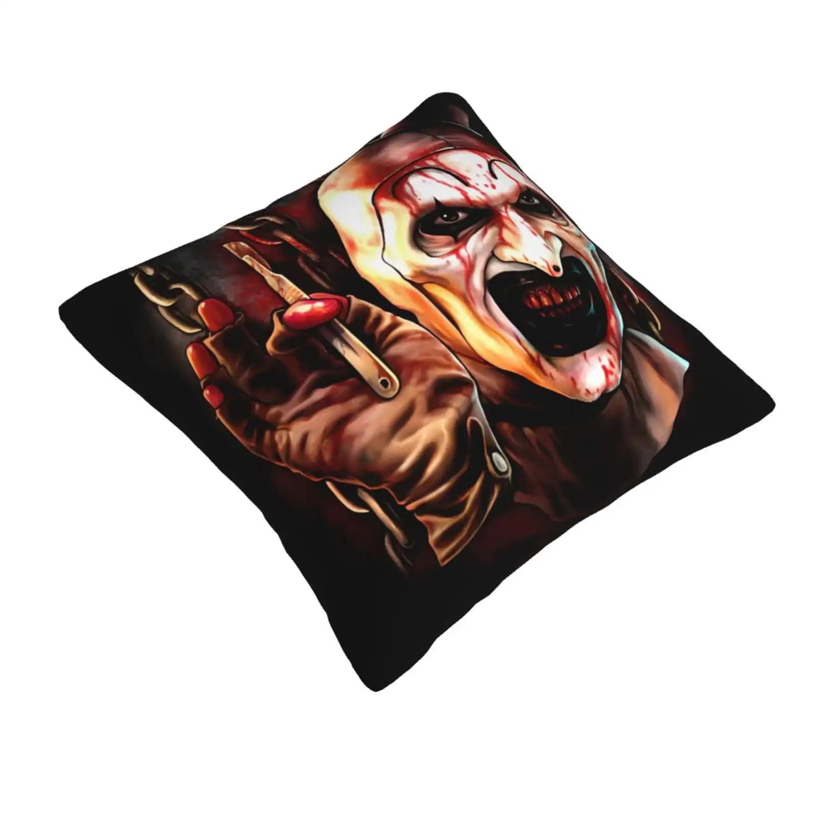 Terrifier Throw Pillow Covers 12