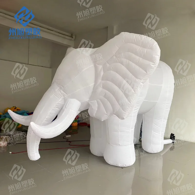 

White giant inflatables elephant animal family decoration zoo advertising