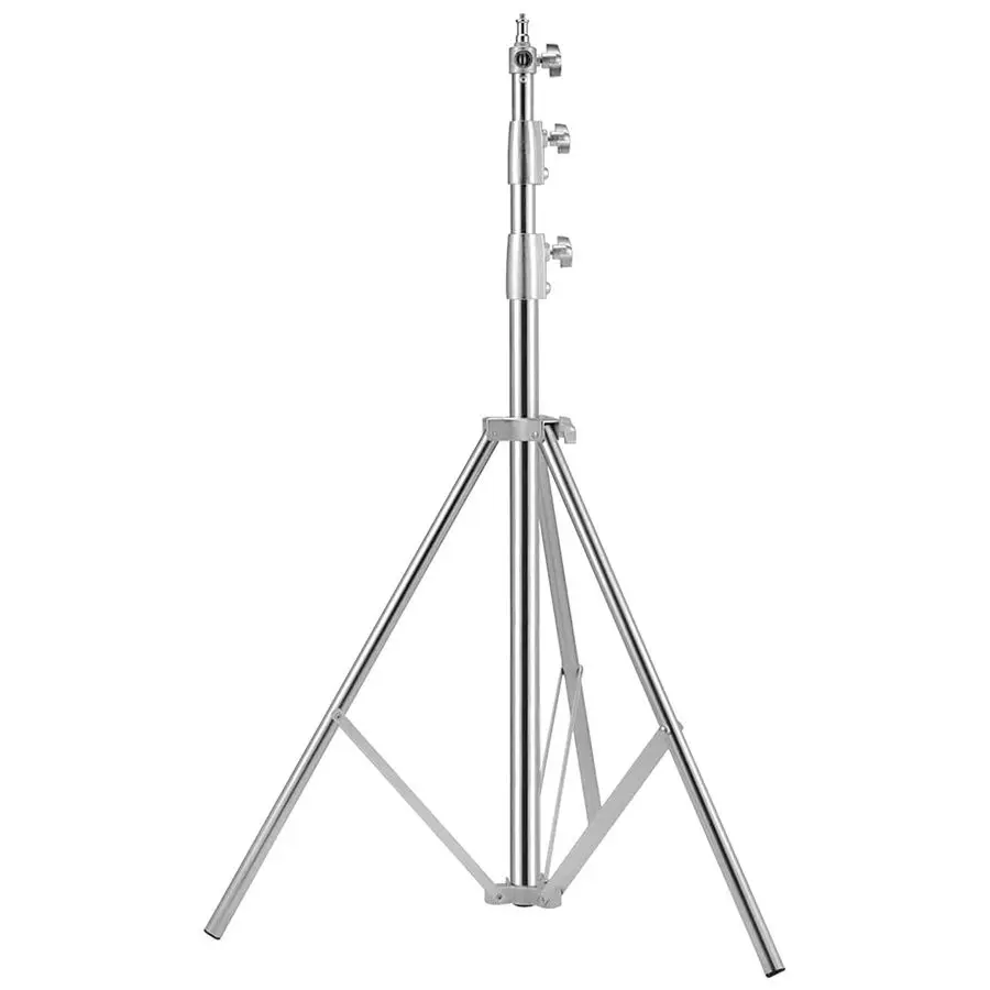 

Steel Heavy Duty Photography Tripod Light Stand, 9.19 Feet 2.8m Studio Lighting Tripod for Speedlight, Strobe Light, Softbox, Um