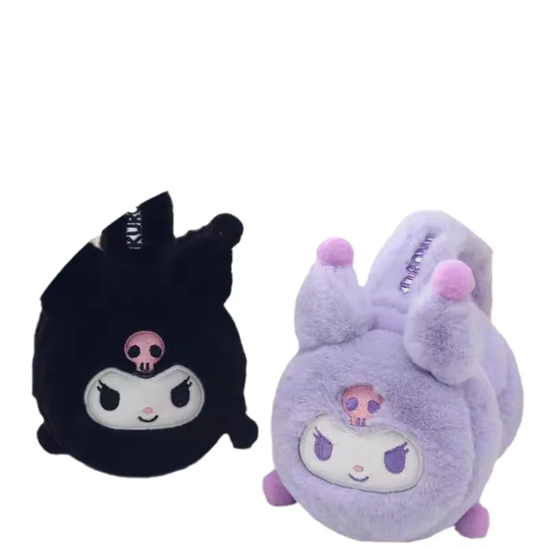 MINISO Sanrio Kulomi Warm Ear Cover Men and Women Winter Plush Cute Ear Warm Ear Bags Cycling Ear Protection Thickened Ear Cover