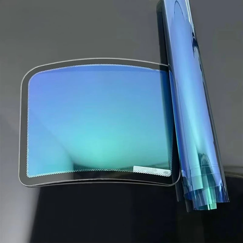 Popular High Quality 98% UV-blocking 2Mil PET Color Changing Anti Scratch Purple Light 6099 Car Chameleon Solar Window Film
