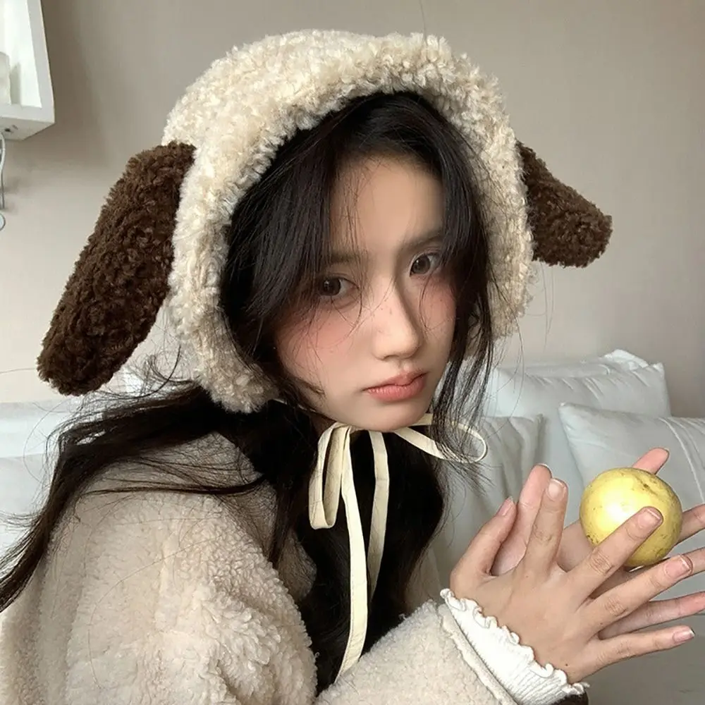 Portable Lambswool Earmuffs Cold Protection Winter Warm Fluffy Earplugs Soft Ear Cover