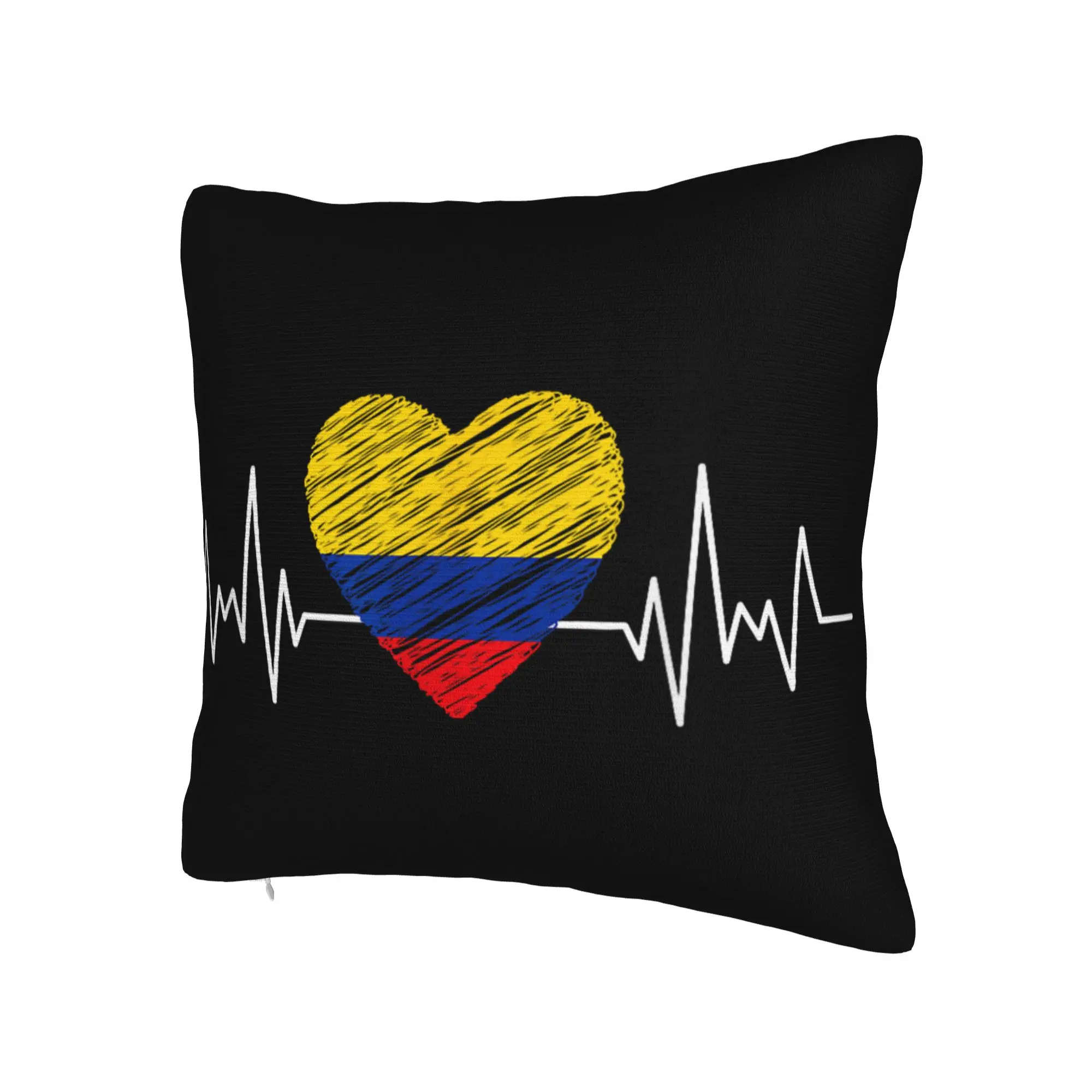Colombia Flag Pillowcase Merchandise Printing Cushion Cover Gift  Pillow Case Cover Seat Multi-Size