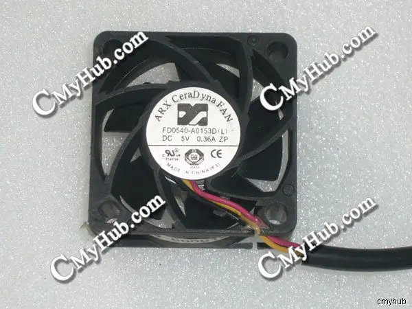 For ARX FD0540-A0153D L DC5V 0.36A 4020 4CM 40mm 40x40x20mm 3pin Cooling Fan FD0540-A0153D