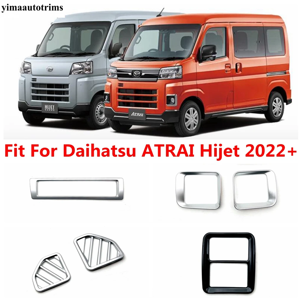 Dashboard Central AC Air Conditioning Vent Panel Warning Light Lamp Cover Trim Accessories For Daihatsu ATRAI Hijet 2022 - 2024