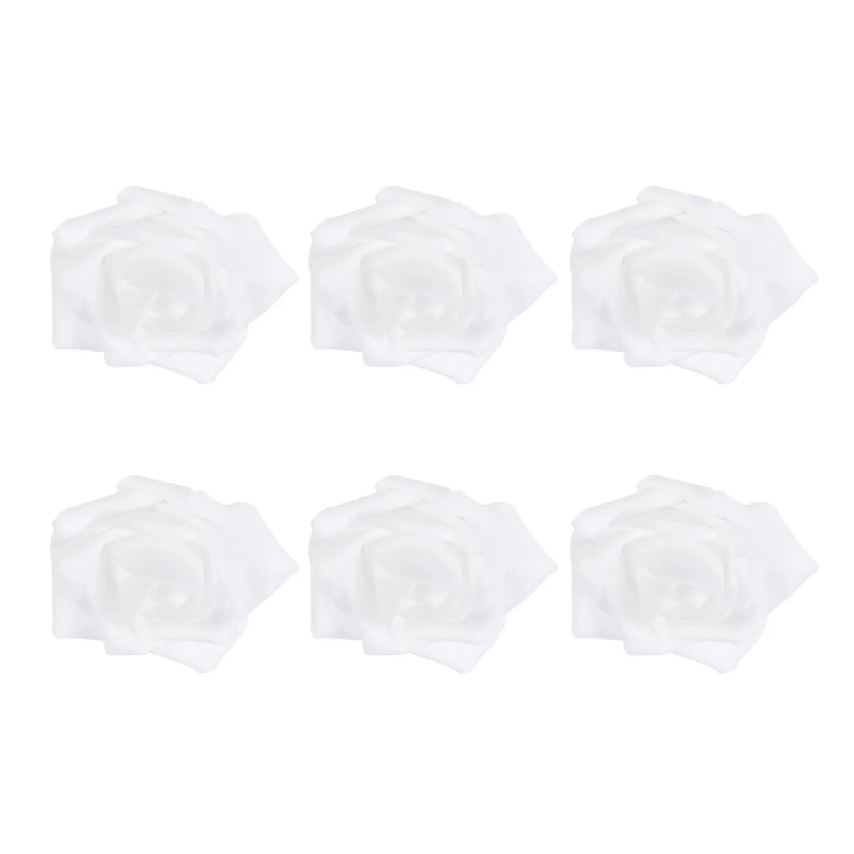 

100Pcs Artificial Rose Flower Head Realistic Look Wedding Toss Decor for Tables Party Event Decoration Pink 6Cm Reusable