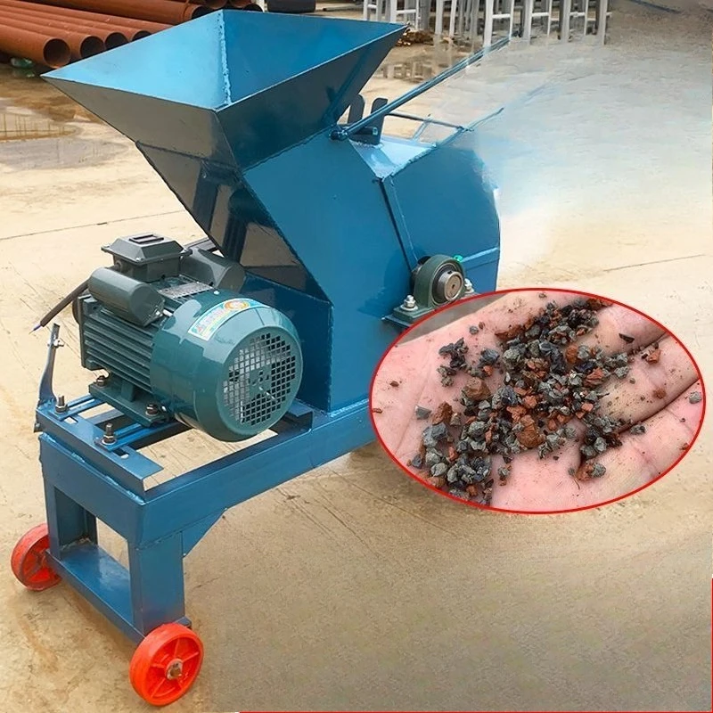 household brick small stone construction crusher crusher garbage mobile hammer glass crushing machine sand machine