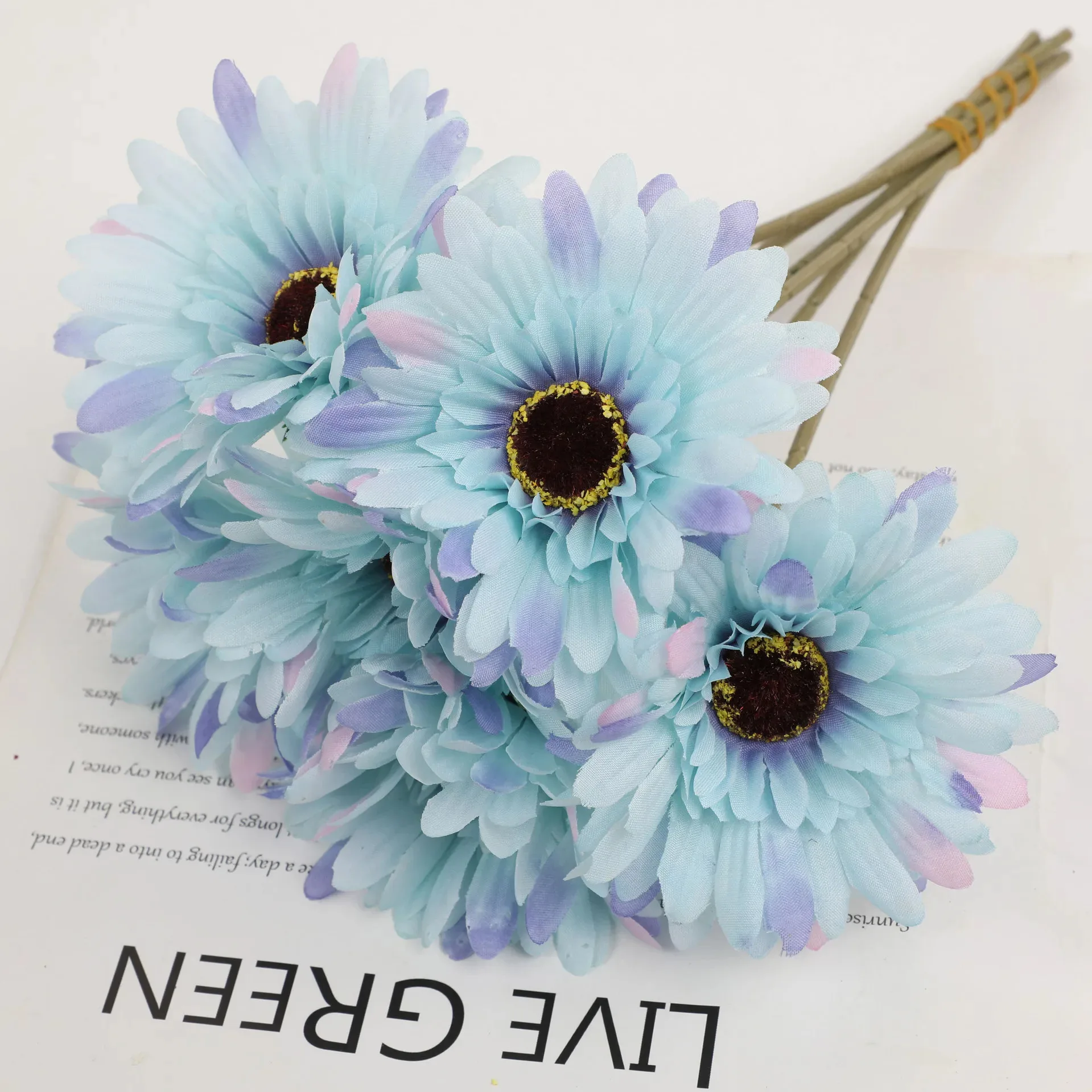 

Gerbera, artificial flowers, sunflowers, home living room decorations, daisies, wholesale of pastoral-style artificial flowers