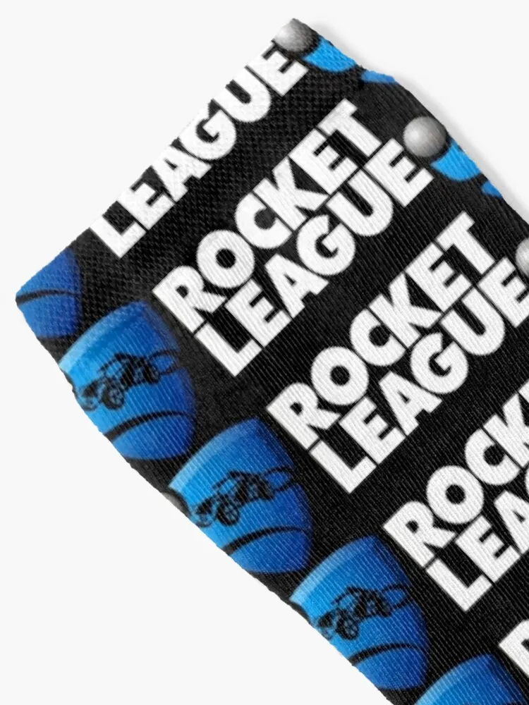 Rocket League Black Logo Socks bright garter cool Socks For Girls Men's