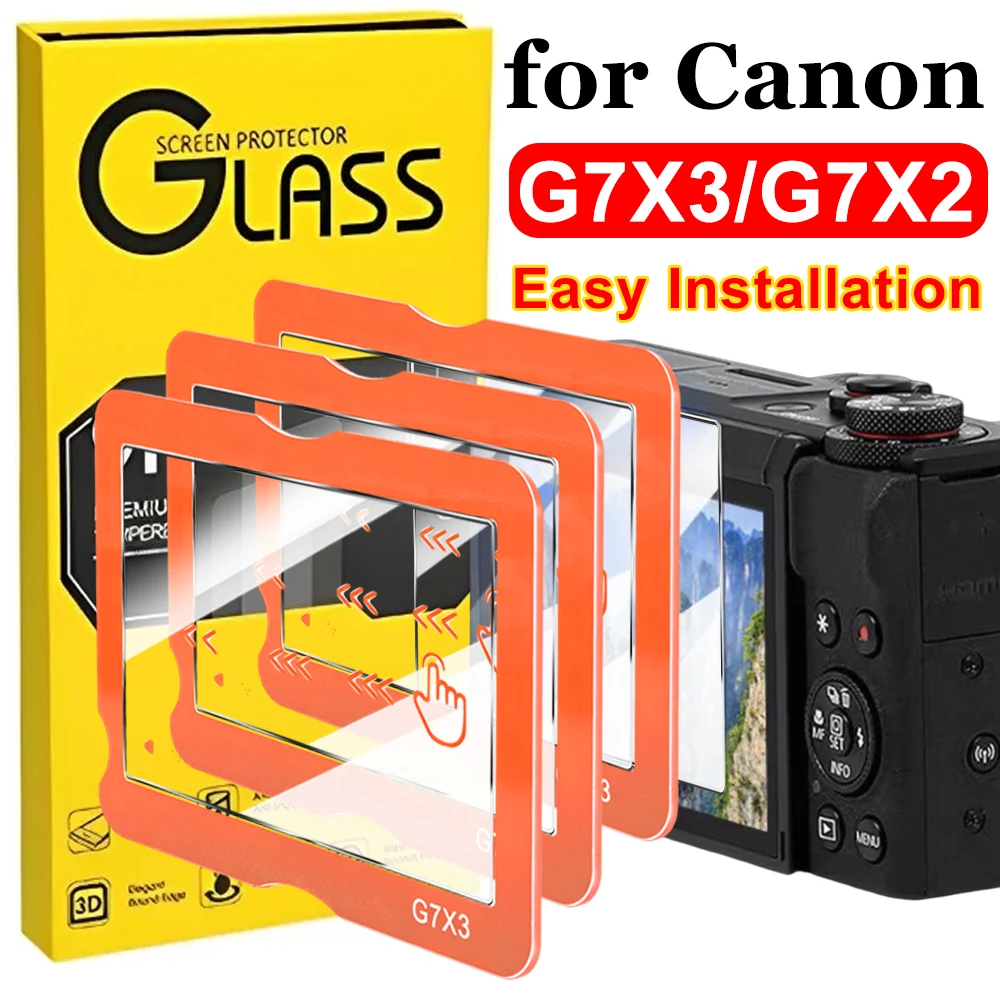 

9H Tempered Glass For Canon PowerShot G7X Mark III 3/ G7XII G7X2/G9X II/G7X II/G5X II Camera LCD Display Screen Protector Film