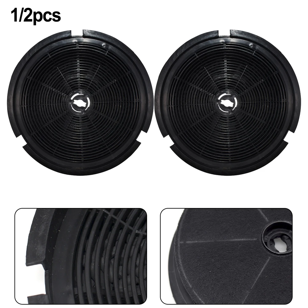 1pc Active Carbon Filter For Extractor Hood Round Active Charcoal Filter For Exhaust Hoods Circulation Range Hood Carb Box