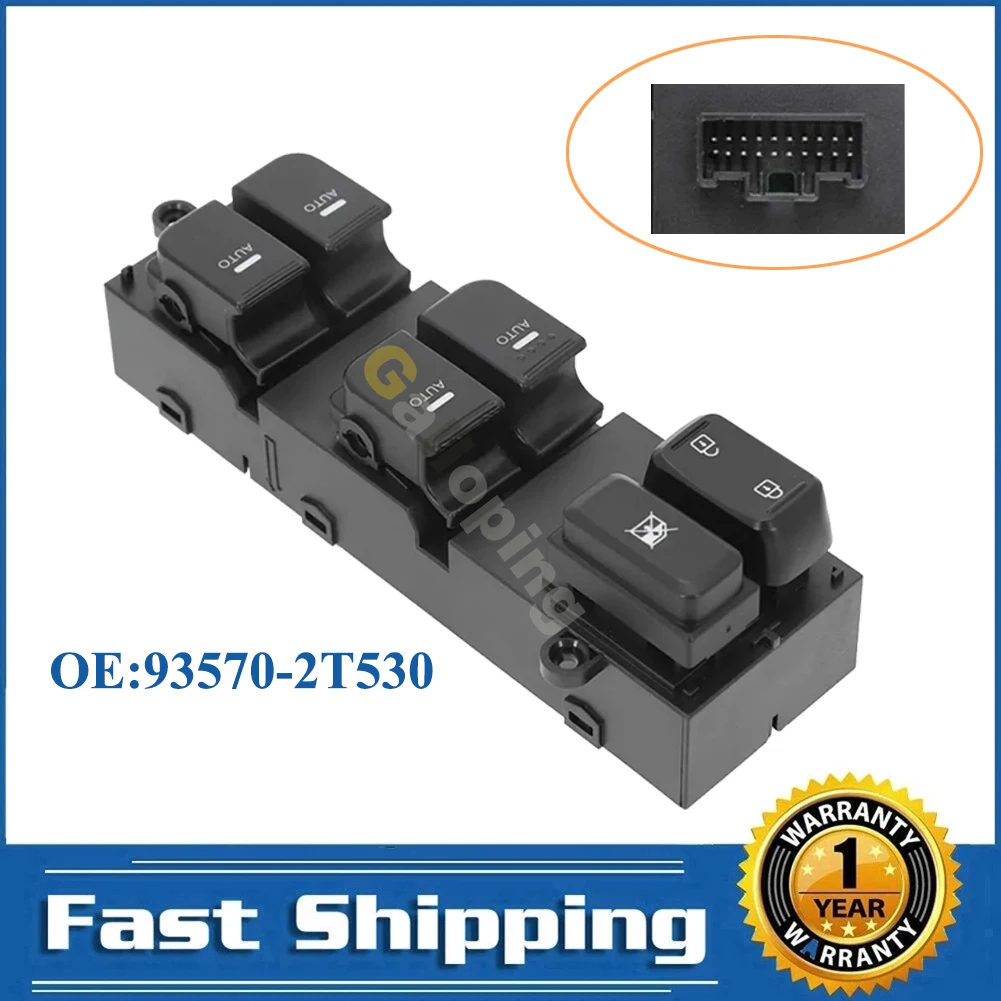 

For 2011-2015 Kia Optima Electric Power Window Control Switch Glass Regulator Button Car Accessories 93570-2T530 935702T530