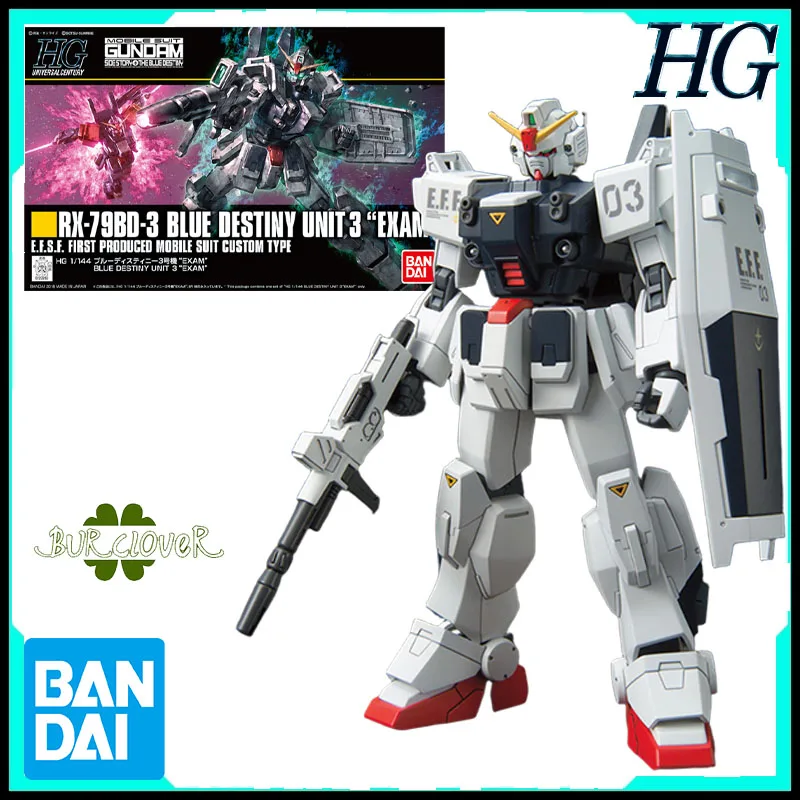 

Bandai натуральная HG Blue Destiny Unit 3 RX-79BD-3 1/144 аниме фигурка в сборе модель игрушки подарки для детей коллекционные предметы