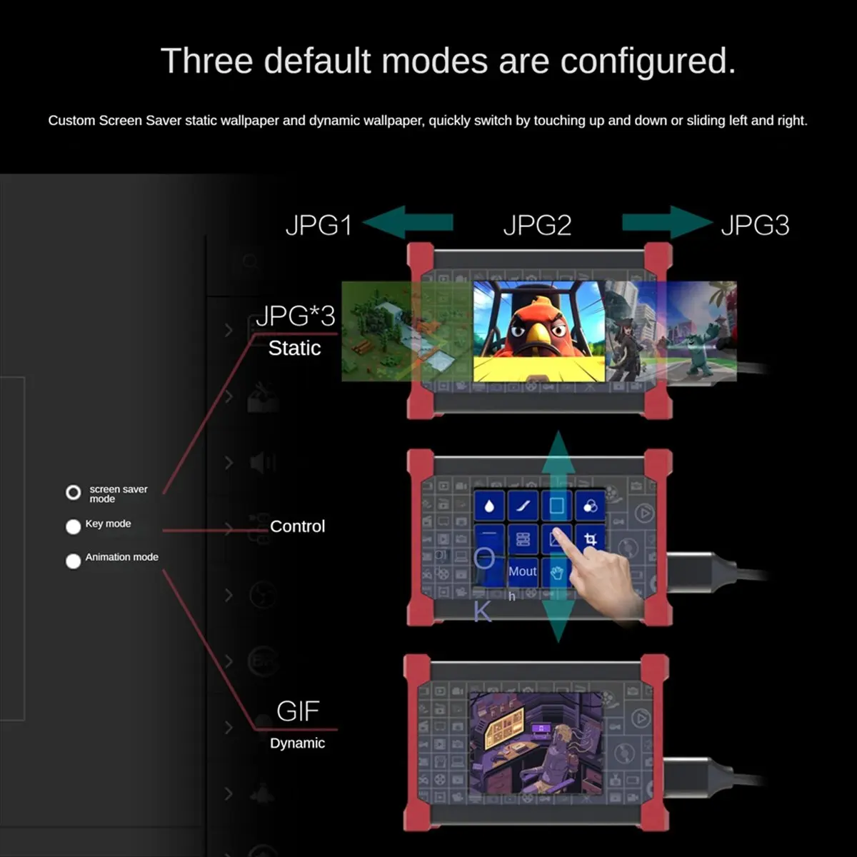 【Like】  4K HD Capture Card Live Broadcast Console Stream Box Visual Smart Custom Keyboard Stream Deck Capture Support OBS/TikTok