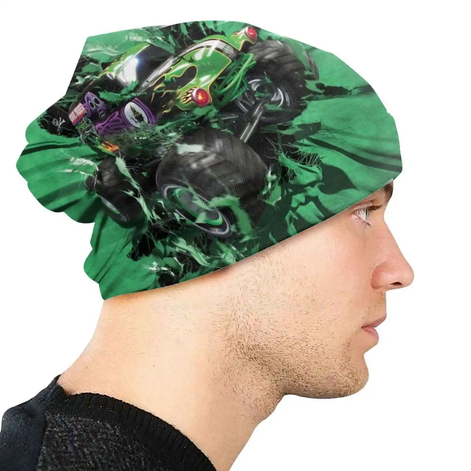 Панама для путешествий с рисунком монстр-ТРАКА