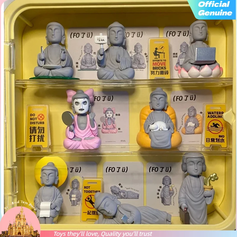 

Подлинная серия Amitofo Fo U, слепая коробка, аниме-фигурка, натуральная модель, сумка для догадок, милые куклы, подарок на день рождения для девочек, коллекция игрушек