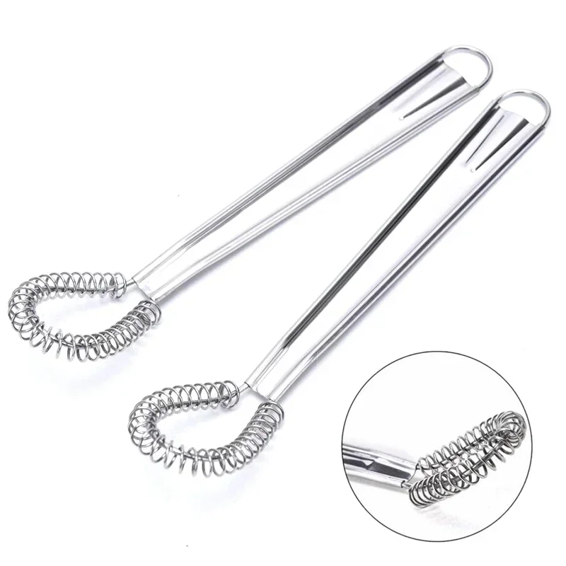 

1Pc Stainless Steel Whisk Spring Hand Mixer Spoon Kitchen Eggs Sauces Honey Cream Mixing Kitchen Gadgets Cooking Tools