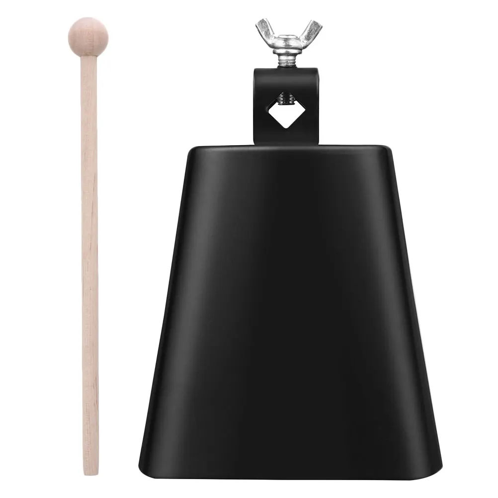 

1 set 1 Set Metal Cowbell Wooden Drumstick Percussion For Kids Educational Musical Instrument Accessory Ergonomic Design