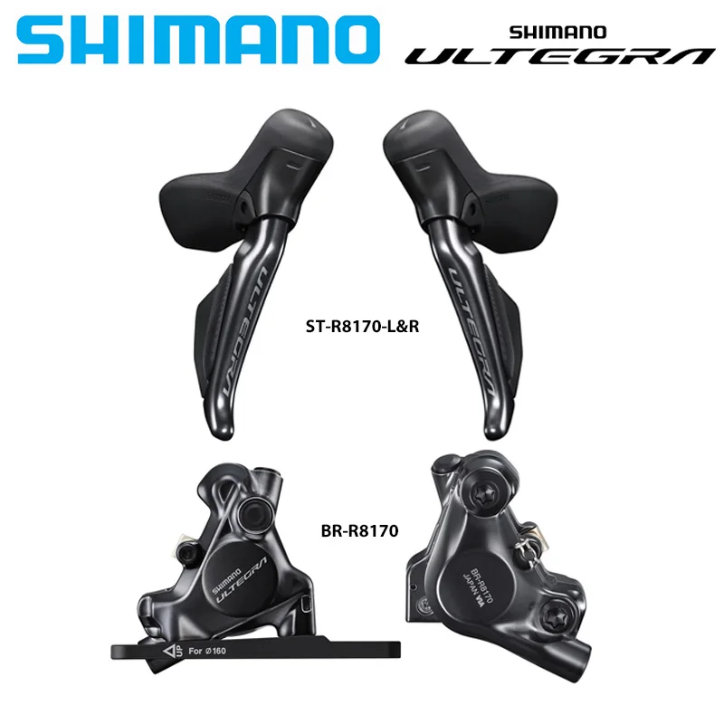 SHIMANO ULTEGRA Di2 R8170 2x12 Speed Groupset Hydraulic Disc Brake DUAL CONTROL LEVER R8101 Crankset R8150 Rear Front Derailleur