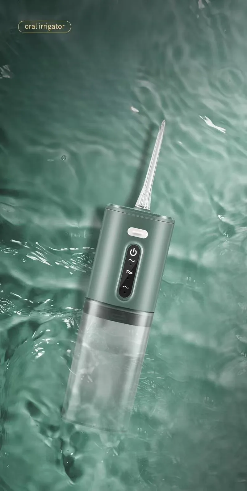 Hot sell Water Flosser Professional For Teeth Gums Braces Dental Care Electric Power With Settings Tips For Multiple Users