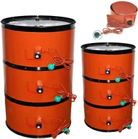 Size Customizable Electric Oil Drum Silicone Heating Belt DIY Silicone Rubber Heater Oil Gas Tank Metal Barrel Heater